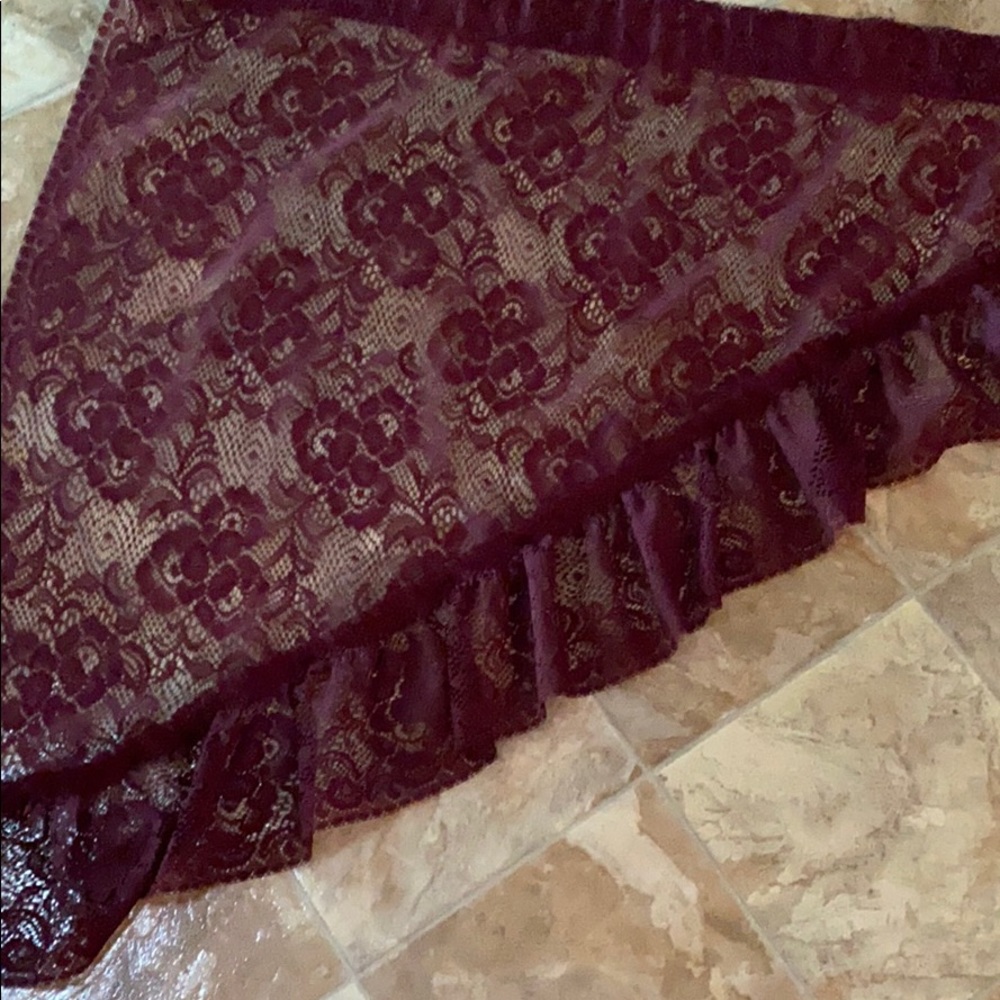 Nice lace swag  one pair
